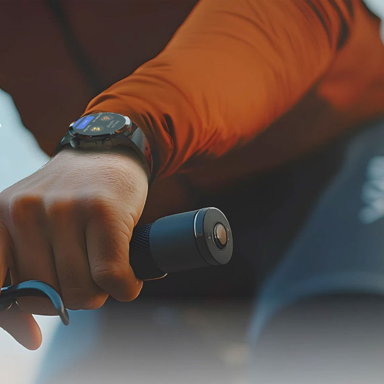 ساعت هوشمند 48 میلیمتری گلوریمی مدل GX SPORT با بند سیلیکونی