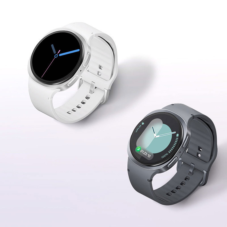 ساعت هوشمند 44 میلیمتری سامسونگ مدل Galaxy Watch 8 با بند پلاستیکی