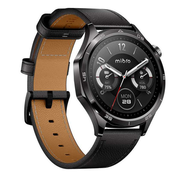 ساعت هوشمند 47 میلیمتری میبرو مدل Watch GT XPAW026 با بند چرمی