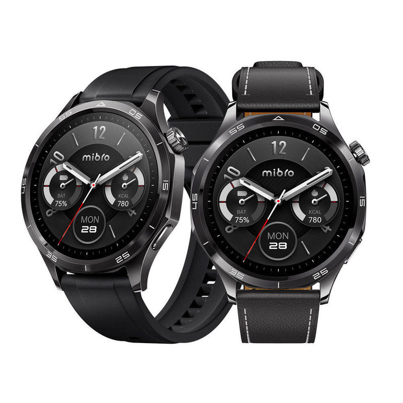 ساعت هوشمند 47 میلیمتری میبرو مدل Watch GT XPAW026 با بند چرمی
