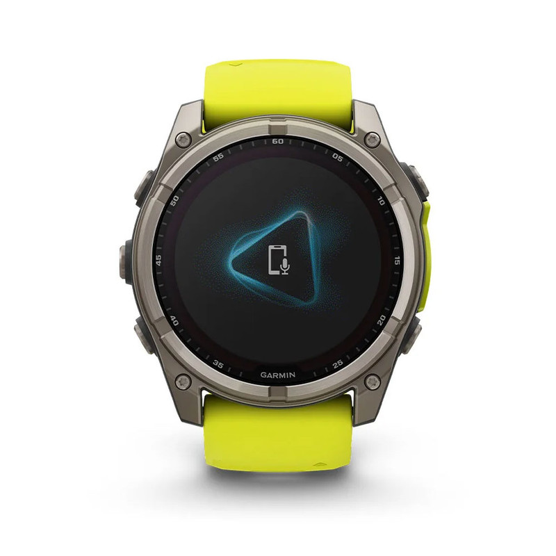 ساعت هوشمند 51 میلیمتری گارمین مدل Fenix 8 Solar Sapphire با بند سیلیکونی