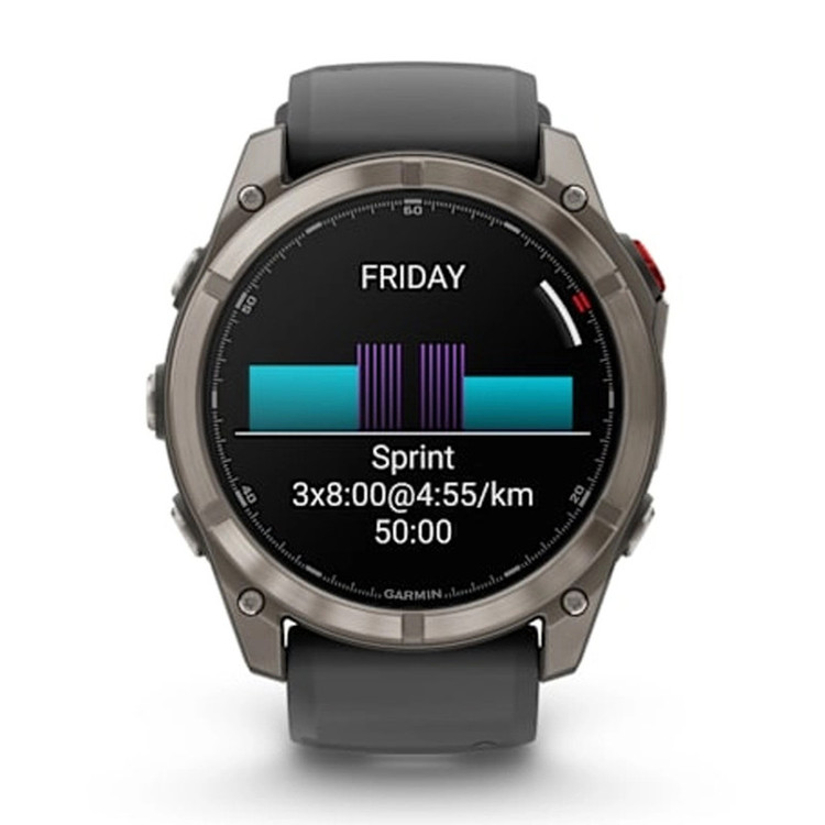 ساعت هوشمند 51 میلیمتری گارمین مدل Fenix 8 Pro با بند سیلیکونی