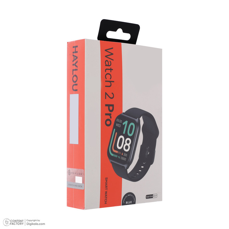 ساعت هوشمند 49 میلیمتری هایلو مدل Watch 2 Pro با بند سیلیکونی