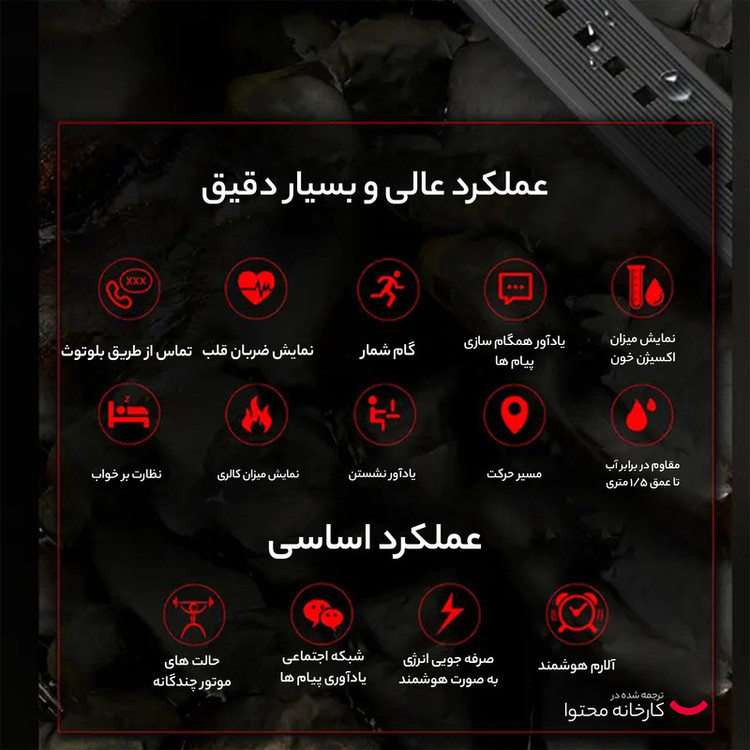 ساعت هوشمند مدل CT18 Amoled