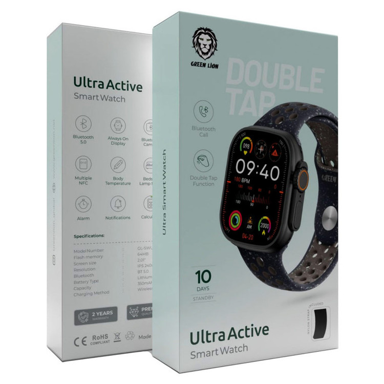 ساعت هوشمند گرین لاین مدل LDY MANDI ULTRA ACTIVE LAMEN