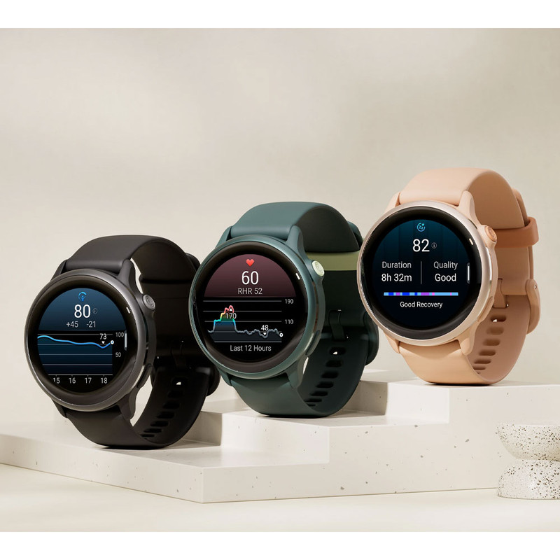 ساعت هوشمند 41 میلی متری گارمین مدل Vivoactive 6 با بند سیلیکونی