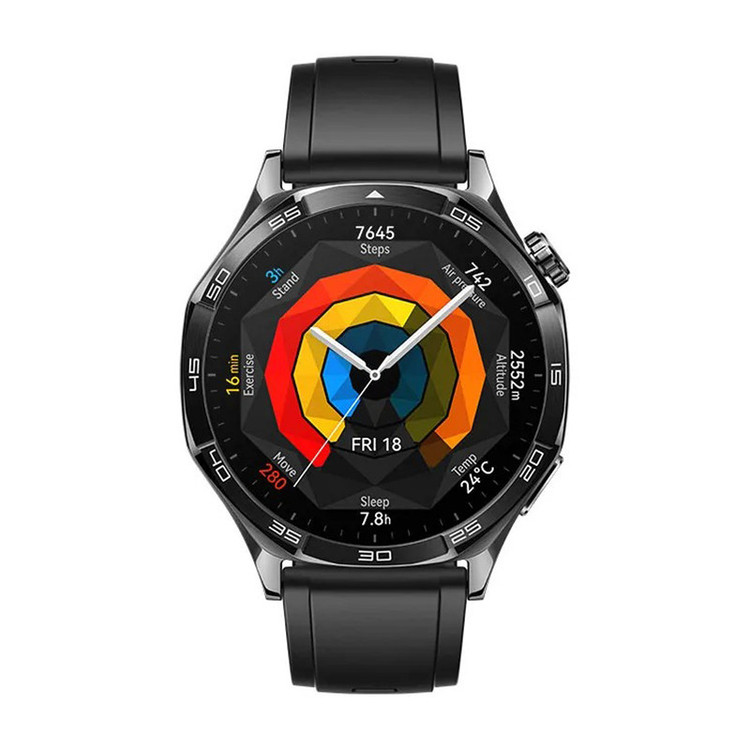 ساعت هوشمند 46 میلی متری هوآوی مدل WATCH GT 5 با بند لاستیکی