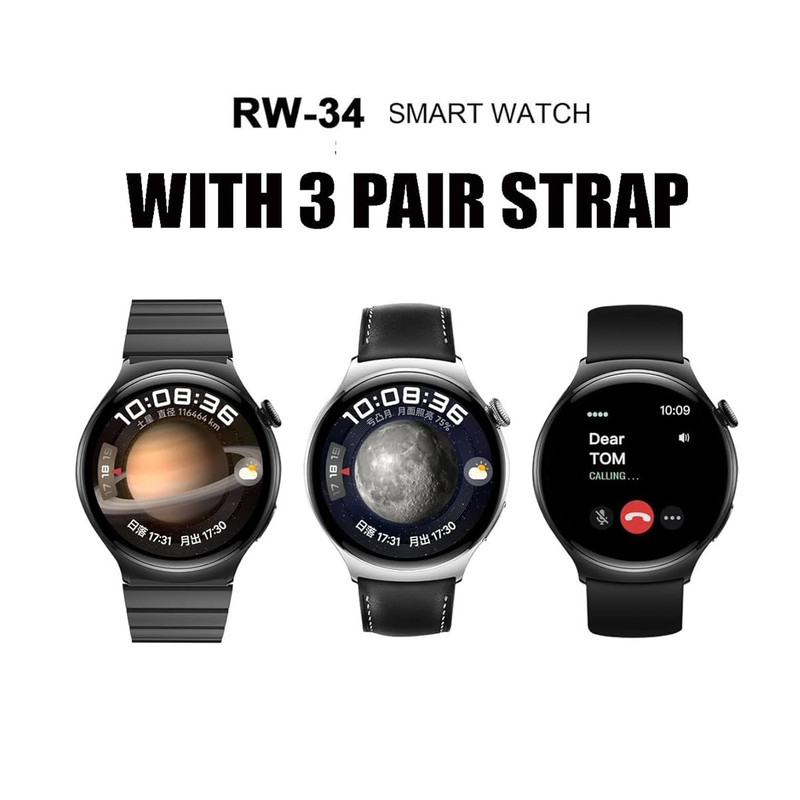 ساعت هوشمند هاینو تکو مدل MSU OVER EAR RW 34 LIMITED دارای قابلیت های صفحه نمایش رنگی، صفحه نمایش لمسی، کنترل موسیقی (Music Player)، پشتیبانی از زبان فارسی در منو و سیستمعامل بند سیلیکون