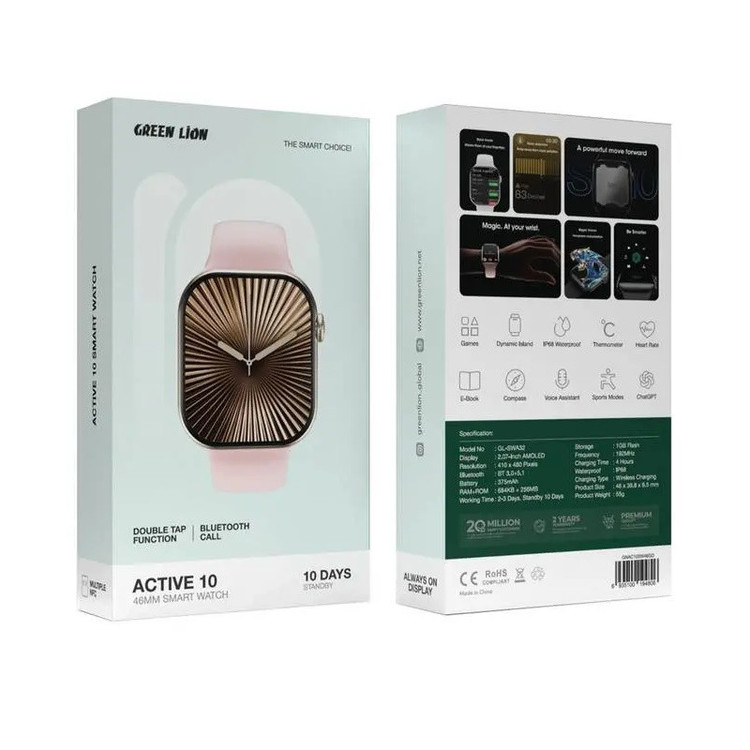 ساعت هوشمند گرین لاین مدل DOC ACTIVE INCLUDED 10 ERTIP