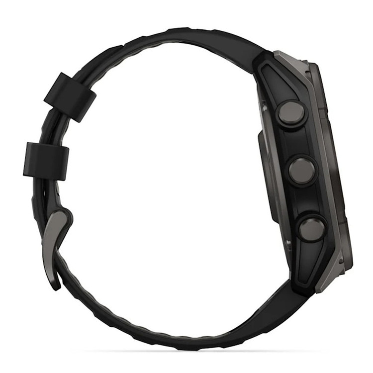 ساعت هوشمند 47 میلیمتری گارمین مدل Fenix 8 Solar Sapphire با بند سیلیکونی