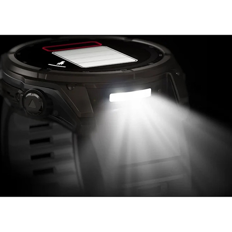 ساعت هوشمند 47 میلیمتری گارمین مدل Fenix 8 Solar Sapphire با بند سیلیکونی