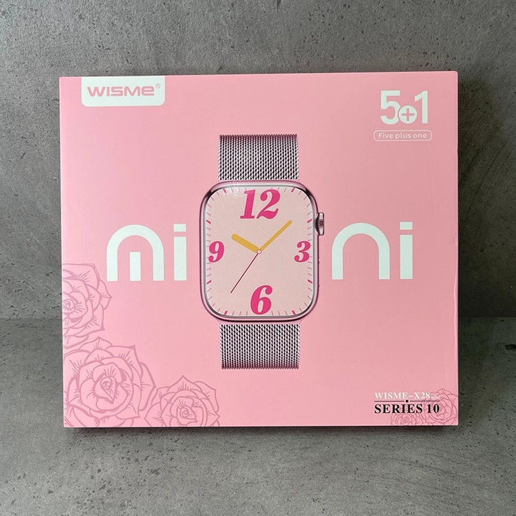 ساعت هوشمند 1.7 اینچی ویسمی مدل X28mini با 5 عدد بند