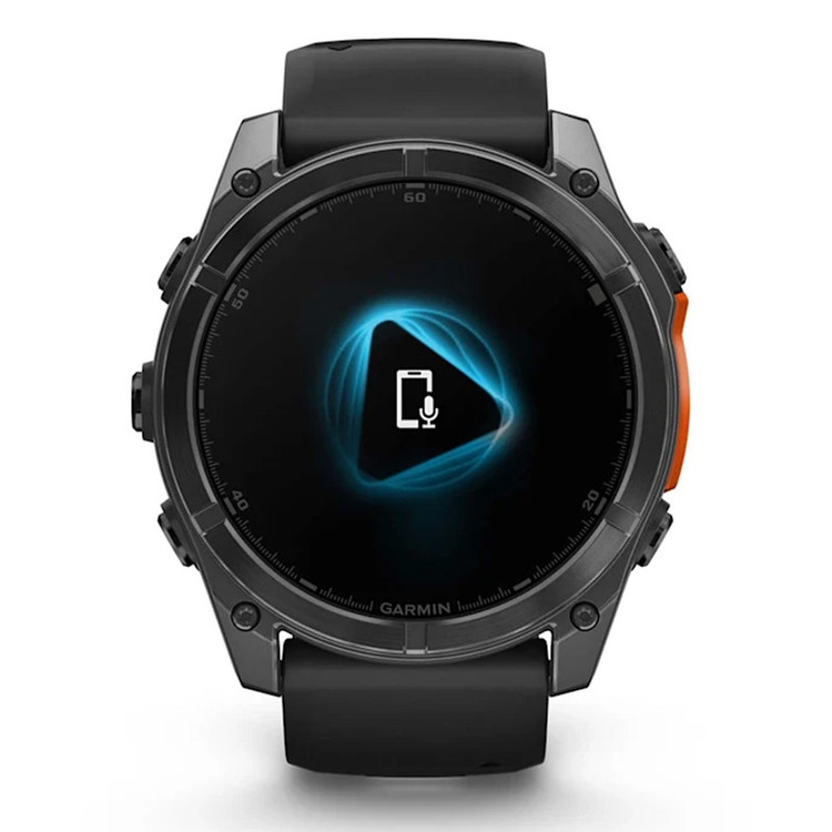 ساعت هوشمند 51 میلیمتری گارمین مدل Fenix 8 Amoled Sapphire با بند سیلیکونی