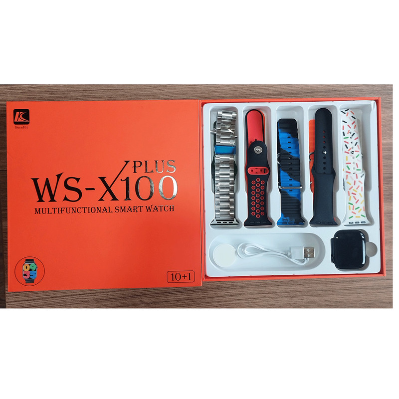 ساعت هوشمند دبلیو اِس مدل x100 plus