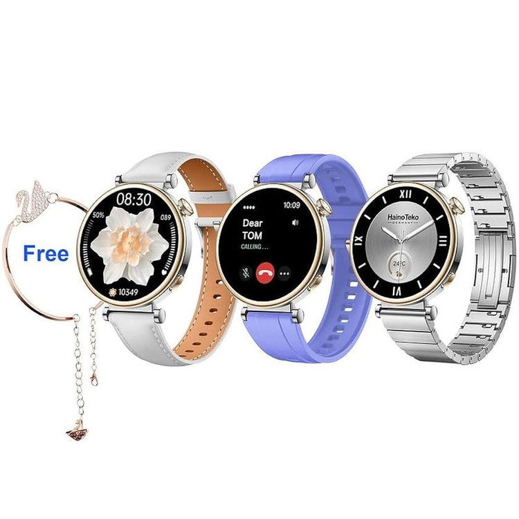 ساعت هوشمند هاینو تکو مدل BGH BEST RW 43 ADVANCED دارای قابلیت های صفحه نمایش رنگی، صفحه نمایش لمسی، کنترل موسیقی (Music Player)، پشتیبانی از زبان فارسی در منو و سیستمعامل بند فلز