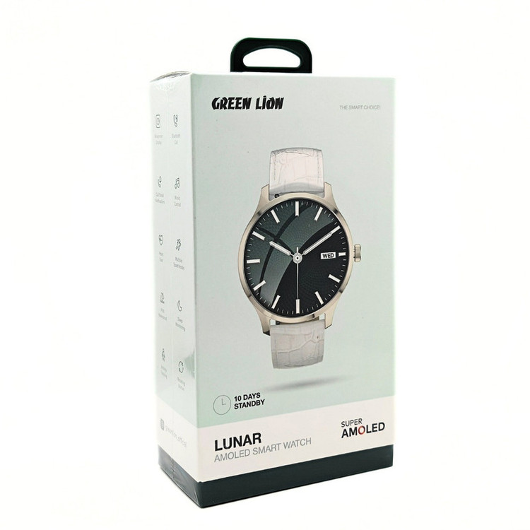 ساعت هوشمند 44میلی متری گرین لاین مدلMOS ACCESS LUNAR PORTABLE با بند سیلیکونی