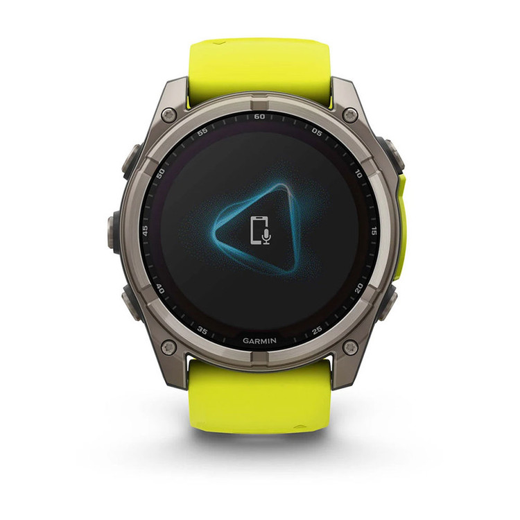 ساعت هوشمند 51 میلیمتری گارمین مدل Fenix 8 Solar Sapphire با بند سیلیکونی