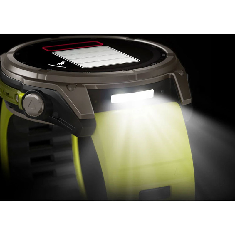 ساعت هوشمند 51 میلیمتری گارمین مدل Fenix 8 Solar Sapphire با بند سیلیکونی
