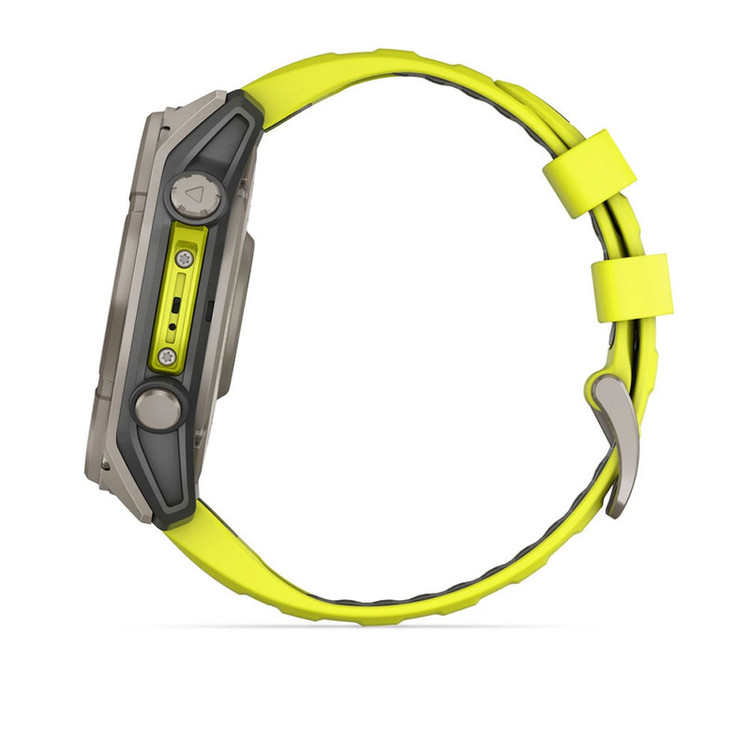 ساعت هوشمند 51 میلیمتری گارمین مدل Fenix 8 Solar Sapphire با بند سیلیکونی