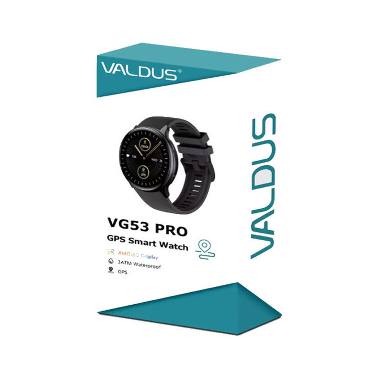 ساعت هوشمند 45 میلیمتری والدوس مدل VG53 pro با بند سیلیکونی