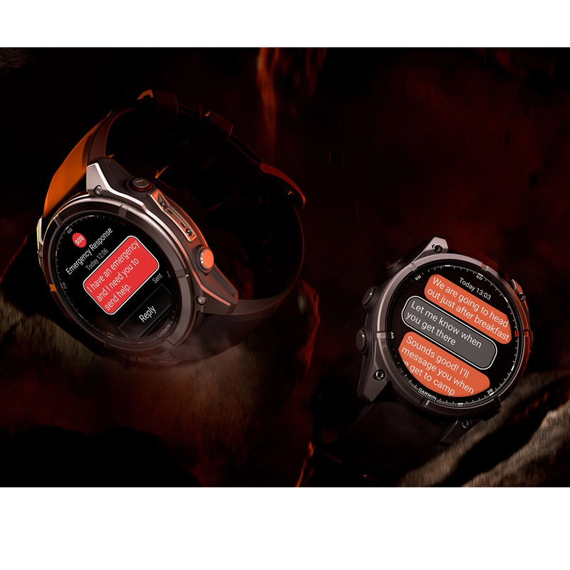ساعت هوشمند 47 میلیمتری گارمین مدل Fenix 8 Pro با بند سیلیکونی