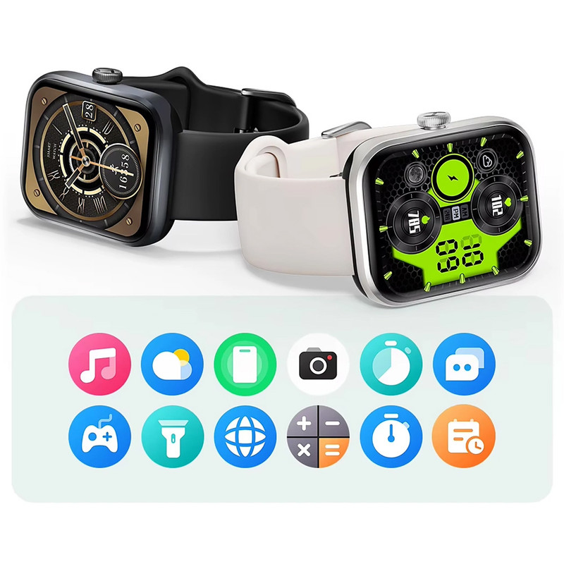 ساعت هوشمند 48 میلیمتری هایلو مدل Watch 4 با بند سیلیکونی