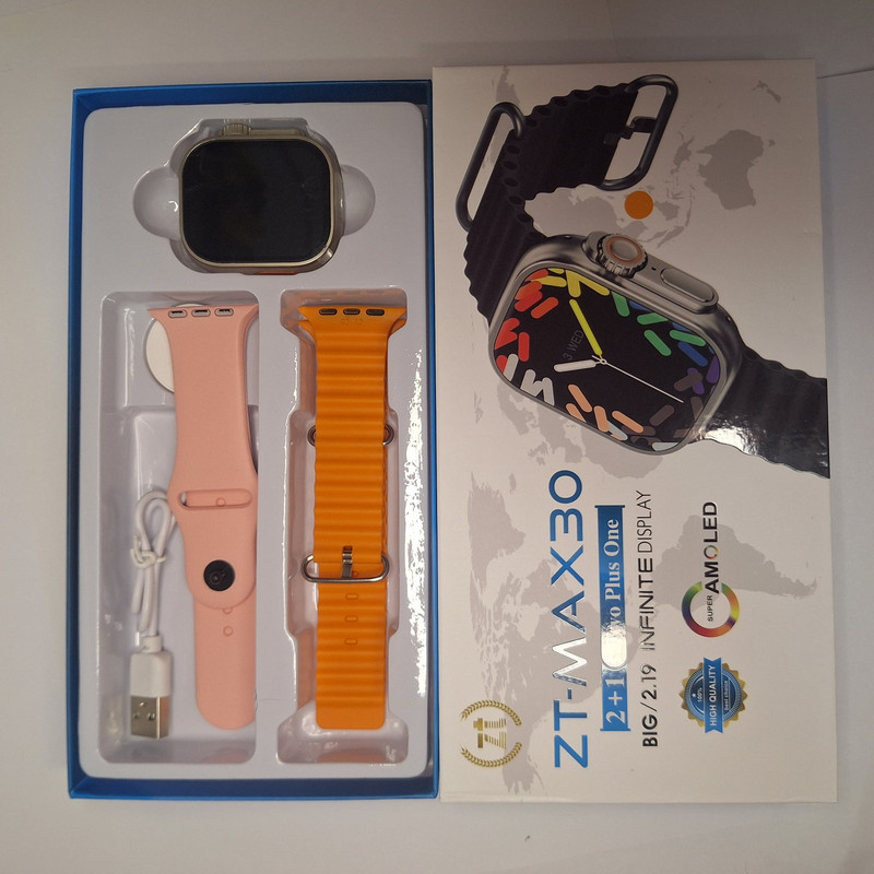 ساعت هوشمند 2.19 اینچی مدل ZT-MAX30 با بند سیلیکونی