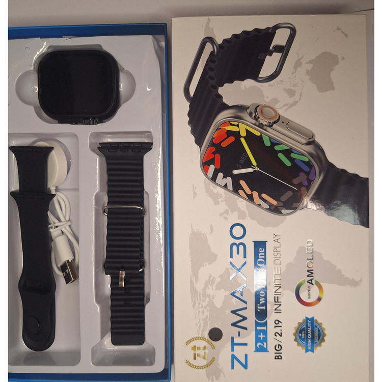ساعت هوشمند 2.19 اینچی مدل ZT-MAX30 با بند سیلیکونی