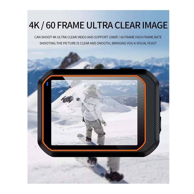 دوربین فیلم برداری ورزشی مدل Viran 4K Ultra 16MP