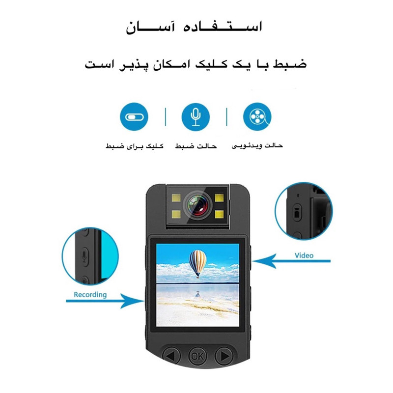 دوربین فیلم برداری ورزشی مدل GWD_CS06
