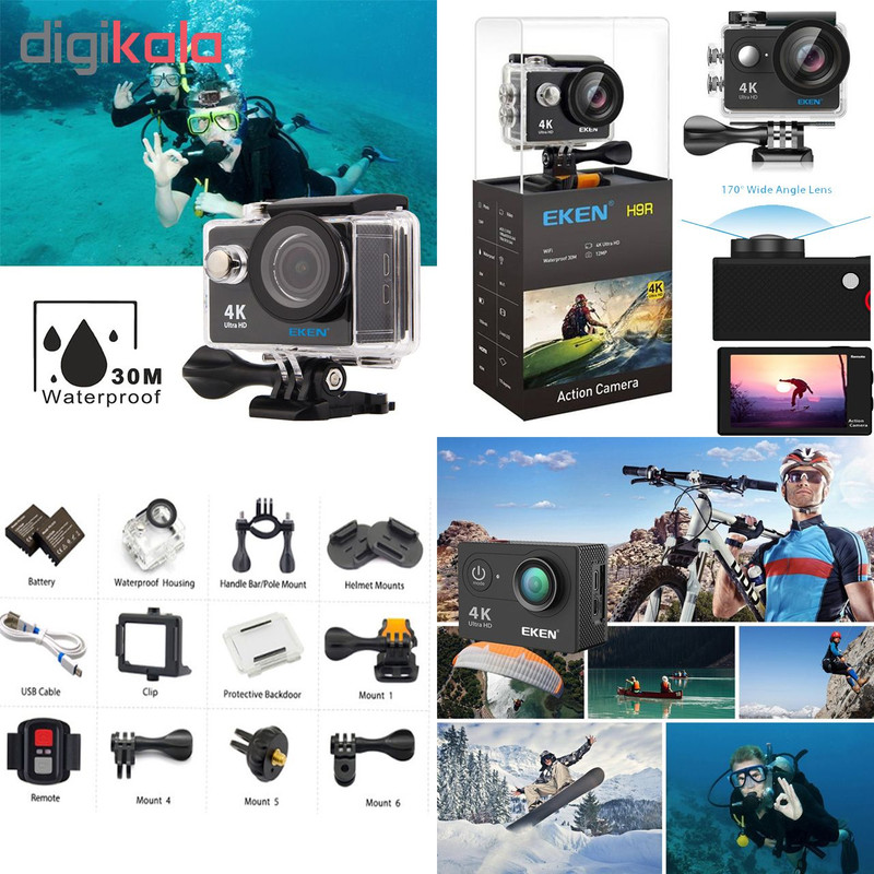 دوربین فیلم برداری ورزشی اکن مدل H9R