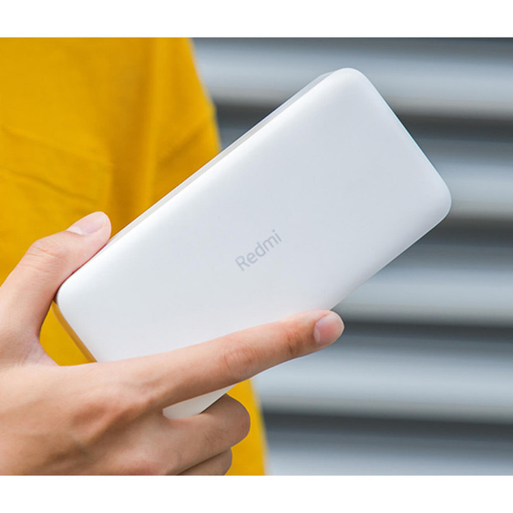 پاوربانک 18 وات شیائومی مدل Redmi ظرفیت 20000 میلیآمپرساعت