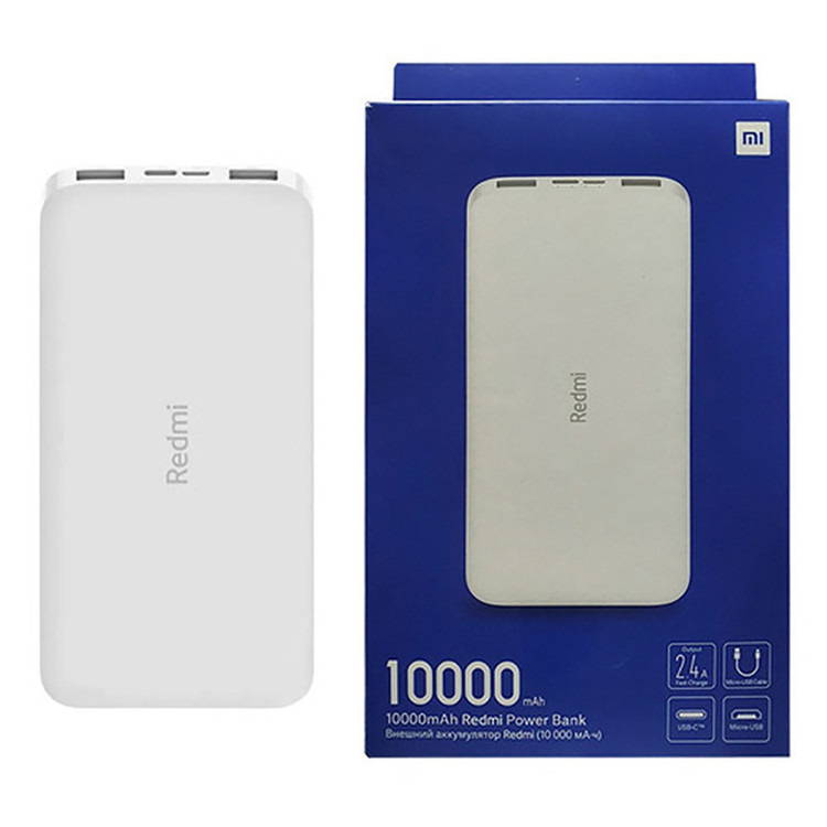 پاوربانک 10 وات شیائومی مدل Redmi PB100LZM ظرفیت 10000 میلی آمپر ساعت