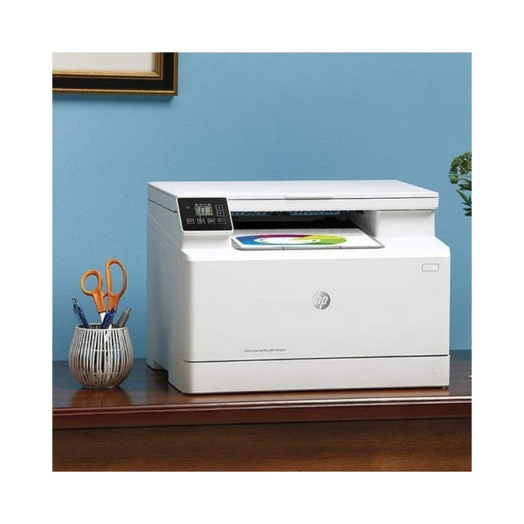 پرینتر لیزری چندکاره رنگی اچ پی مدل Color LaserJet Pro MFP M182n با اتصال باسیم و بیسیم، سایز چاپ A4