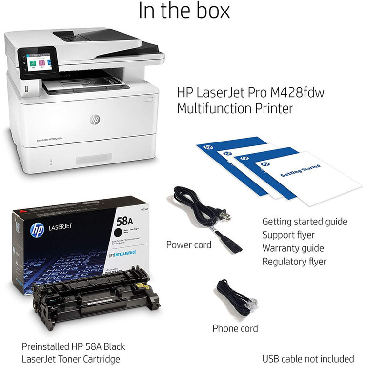 پرینتر چندکاره لیزری اچ پی مدل LaserJet Pro MFP M428fdw