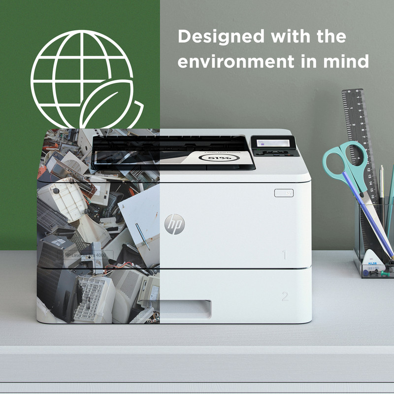 پرینتر لیزری تک کاره رنگی اچ پی مدل LaserJet Pro 4001dn با اتصال باسیم سایز چاپ A4