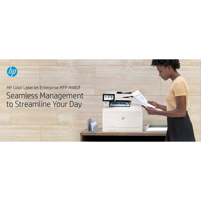 پرینتر چند کاره لیزری اچپی مدل Color LaserJet Enterprise MFP M480f