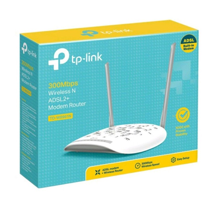 مودم روتر بیسیم ADSL2 Plus تی پی-لینک مدل W8961N
