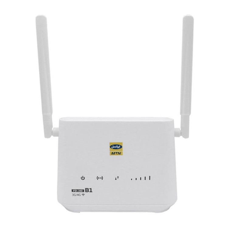 مودم 3G/4G ایرانسل مدل i40 b1 به همراه سیم کارت 4gو 60 گیگابایت اینترنت سه ماهه