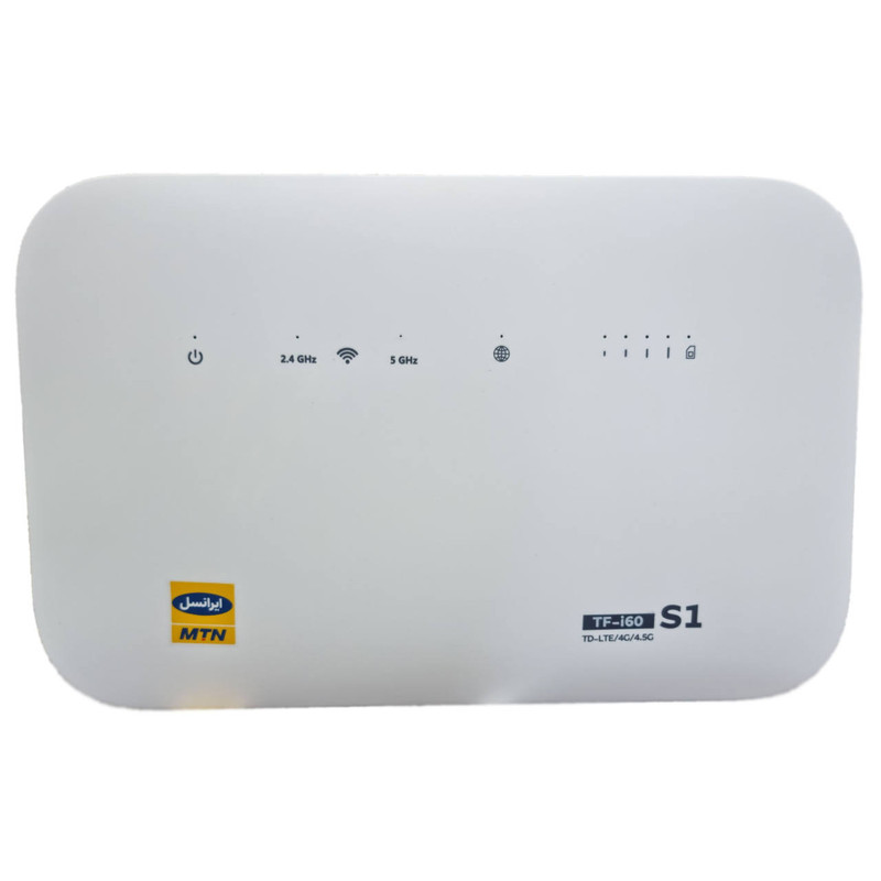 مودم 4G/TD-LTE ایرانسل مدل TF-i60 S1 به همراه سیم کارت دو قلو