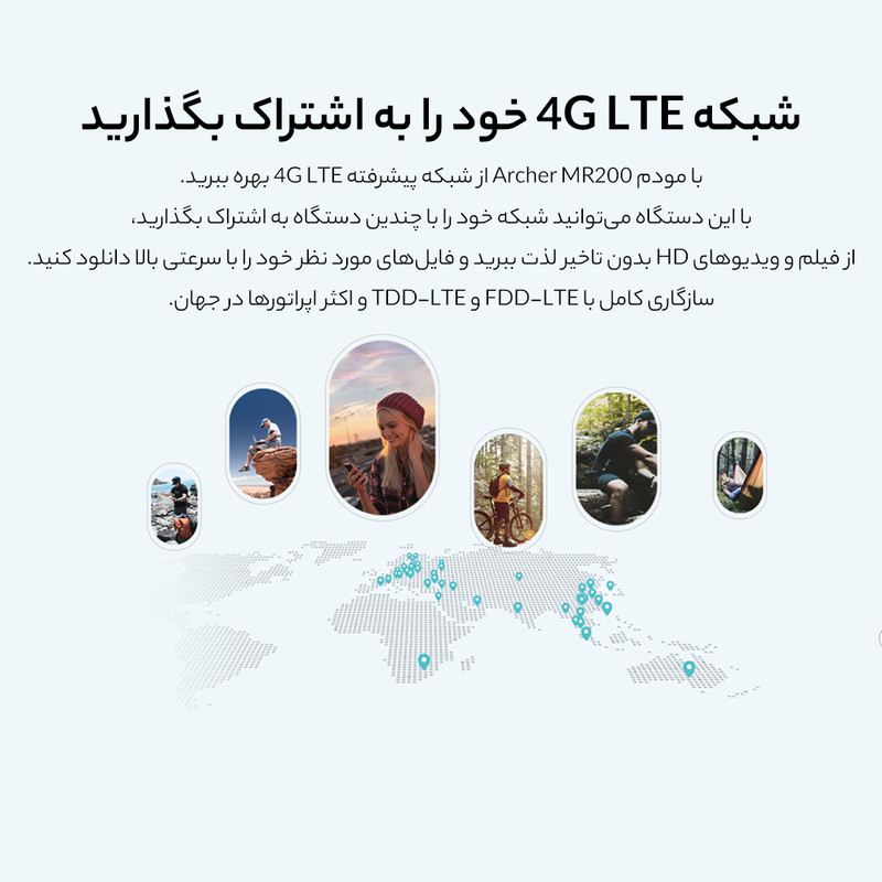 مودم 4G LTE تی پی-لینک مدل MR200