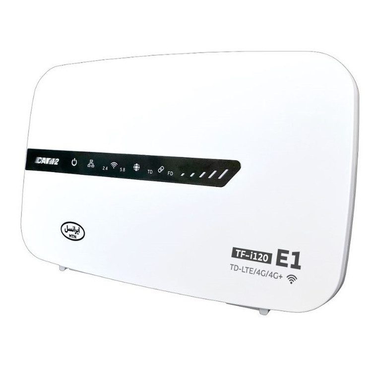 مودم ایرانسل مدل TF i120 4.5G E1 به همراه سیم کارت و 300 گیگابایت اینترنت 3 ماهه