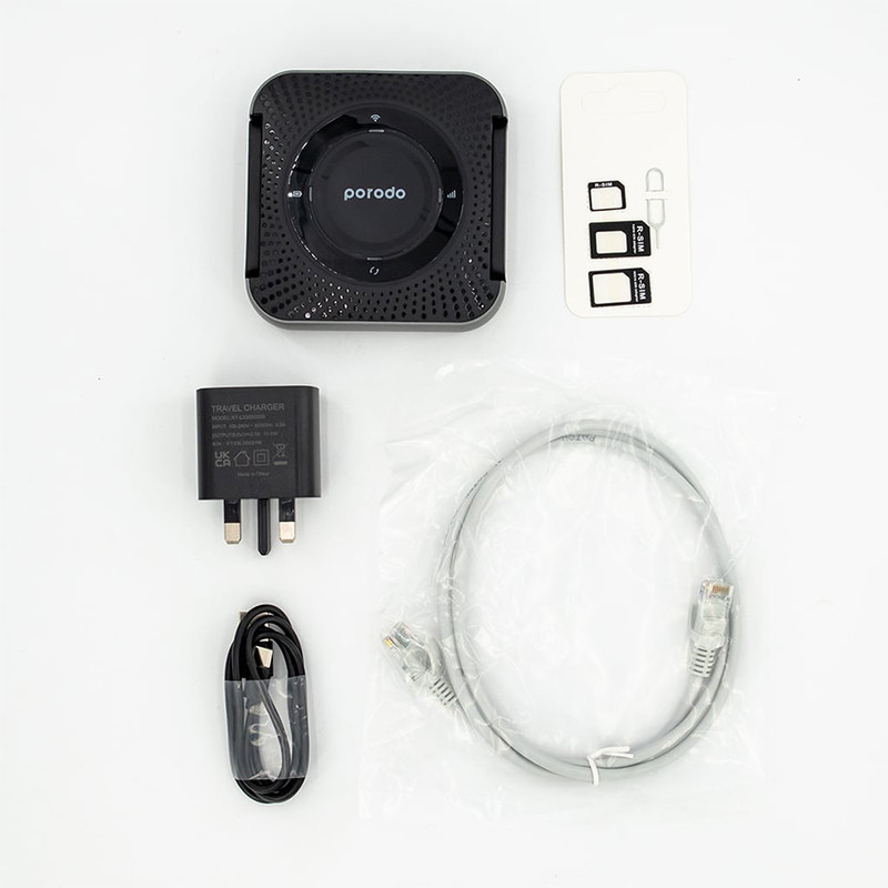 مودم 4G LTE قابل حمل پرودو مدل PD-4GCPME-BKGY PORTABLE ROUTER