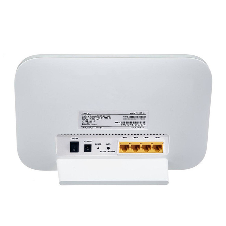 مودم 4G/TD-LTE ایرانسل مدل TF-i60 S1 به همراه سیم کارت و 300 گیگابایت اینترنت 6 ماهه
