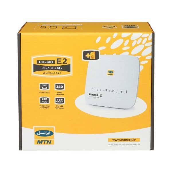 مودم 3G/4G ایرانسل مدل FD-i40-E2 به همراه سیم کارت و 30 گیگ اینترنت 1 ماهه