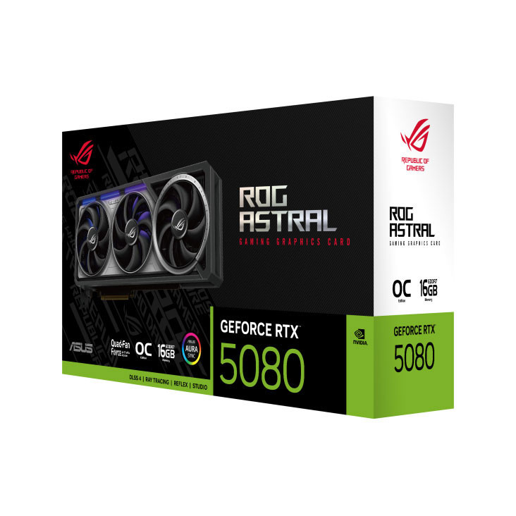 کارت گرافیک ایسوس مدل ROG Astral GeForce RTX 5080 16GB GDDR7 OC Edition