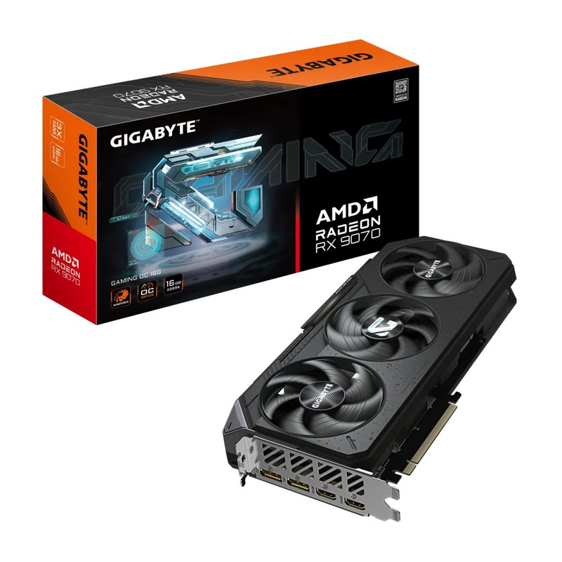 کارت گرافیک گیگابایت مدل Radeon™ RX 9070 GAMING OC 16G