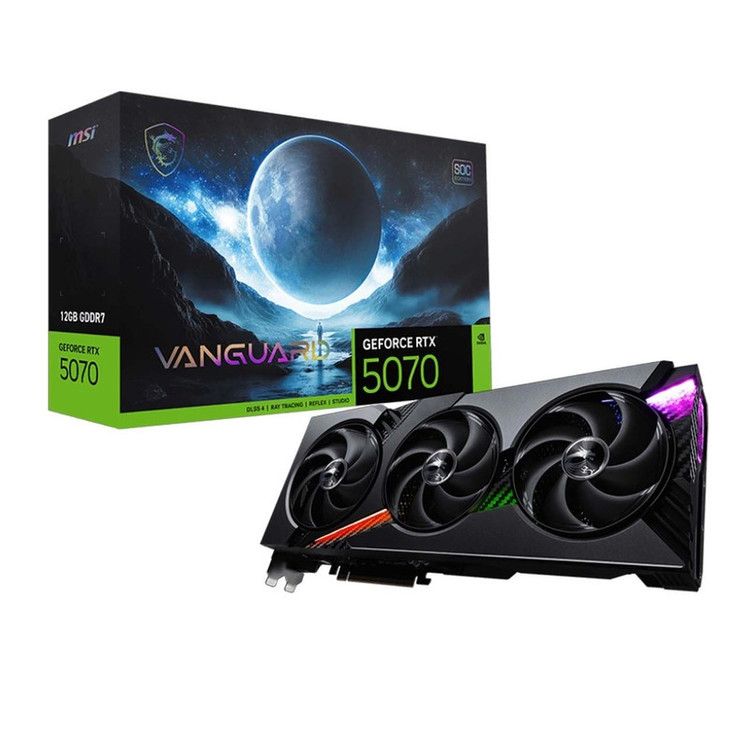 کارت گرافیک ام اس آی مدل RTX 5070 12G VANGUARD SOC