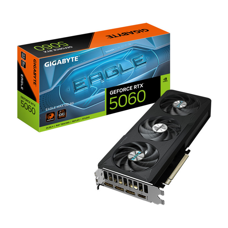 کارت گرافیک گیگابایت مدل GeForce RTX 5060 EAGLE MAX OC 8G
