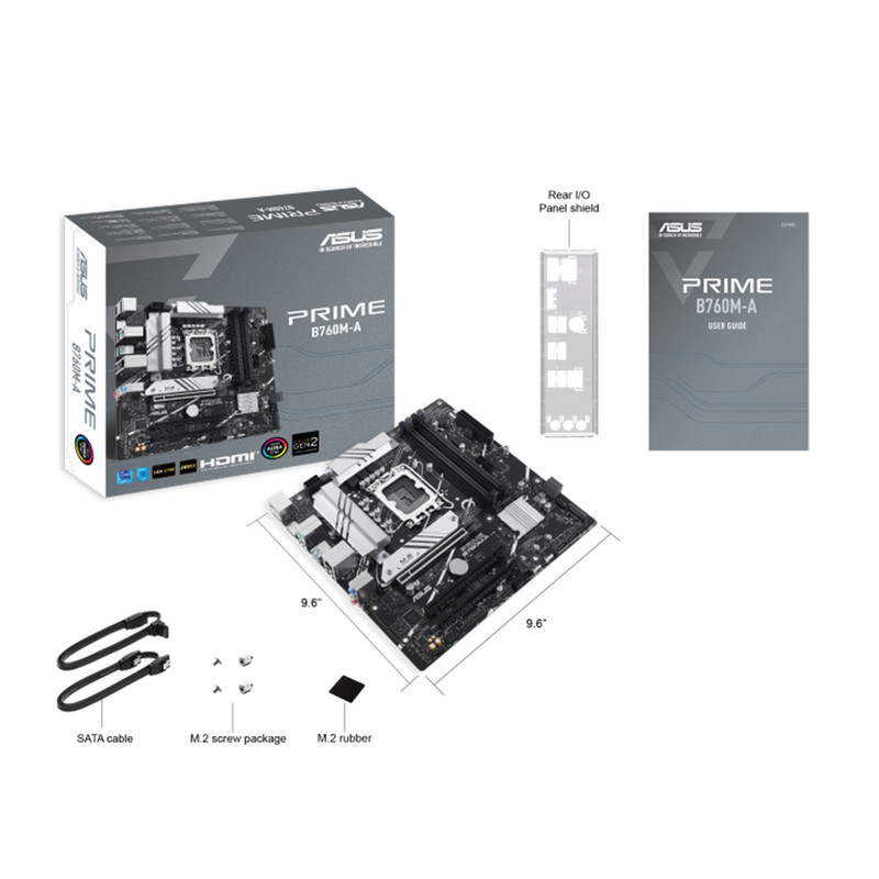مادربرد ایسوس مدل PRIME B760M-A